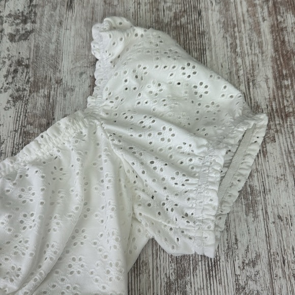 NWOT H&M Divided White Eyelet Bodycon Dress - Picture 6 of 9